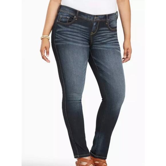 Torrid Luxe Skinny Jean Premium Stretch Denim Dark Wash Size 20R NWT - Picture 2 of 16